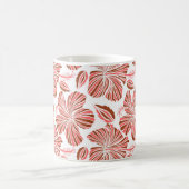 Mug Floral naturel tropical hawaïen aux couleurs marro (Centre)