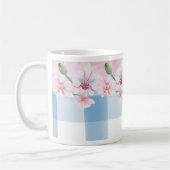 Mug Floral orchidée à cristal bleu (Gauche)