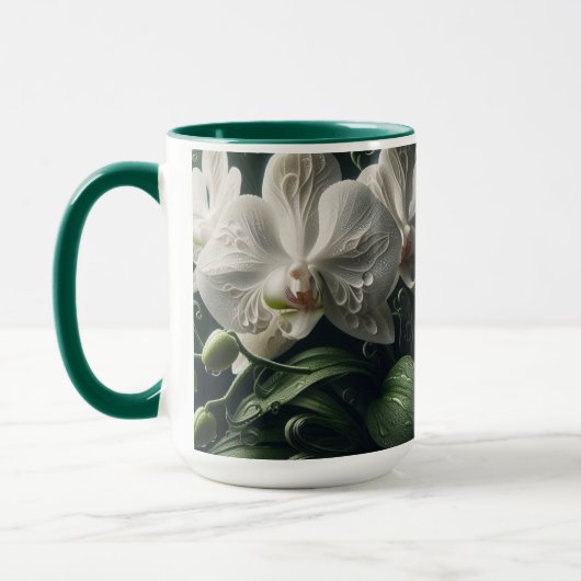 Mug Floral Orchidée blanche (Gauche)