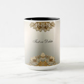 Mug floral orné doré (Centre)