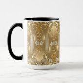 Mug floral orné doré (Gauche)