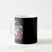 Mug Floral Owl And Moon  (Devant gauche)