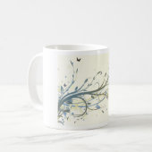 Mug Floral papillon (Devant gauche)
