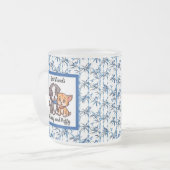 Mug floral personnalisable, (Devant gauche)