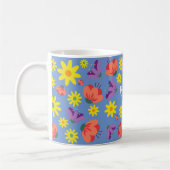 Mug floral personnalisé (Gauche)