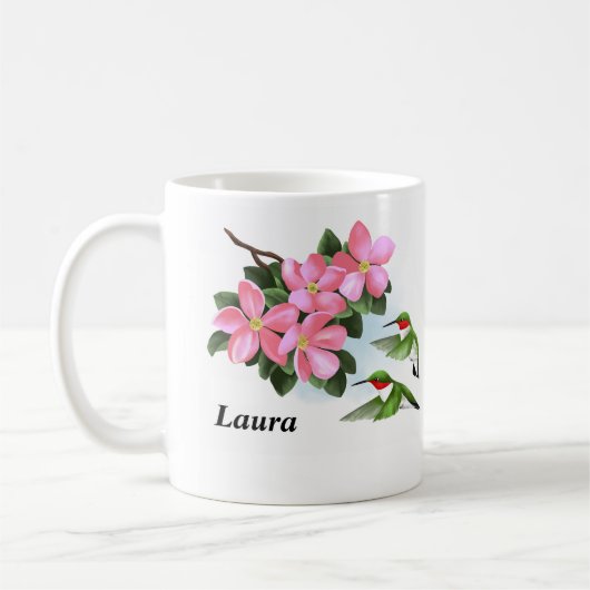 Mug Floral personnalisé (Gauche)