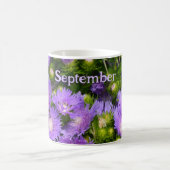 Mug Floral photographique Fleur sauvage d'Aster violet (Centre)