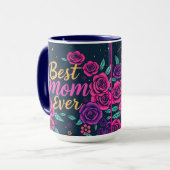 Mug Floral Populaire Collection Cadeaux de Luxe (Devant gauche)