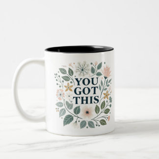 Mug floral positif