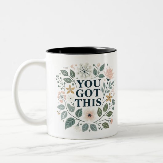 Mug floral positif (Gauche)