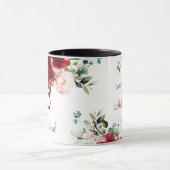 Mug floral pour 70e anniversaire (Centre)