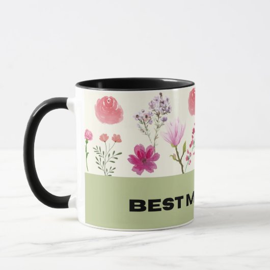 Mug floral pour maman (Gauche)