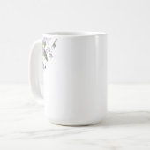 Mug Floral pourpre (Devant gauche)