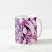 Mug Floral pourpre (Devant droit)