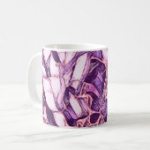 Mug Floral pourpre (Devant gauche)