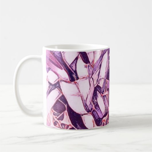 Mug Floral pourpre (Gauche)