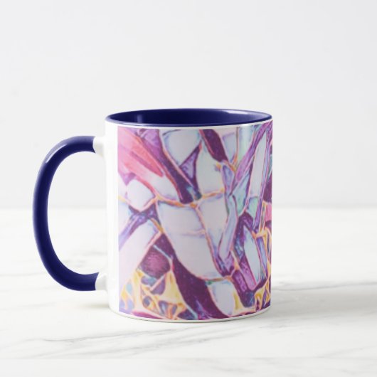 Mug Floral pourpre (Gauche)
