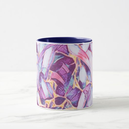 Mug Floral pourpre (Centre)