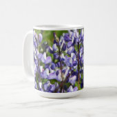 Mug Floral pourpre subalpine Lupine (Devant gauche)