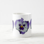 Mug Floral Purple and White Pansies (Centre)