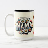 Mug Floral Retro (Gauche)