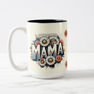 Mug Floral Retro