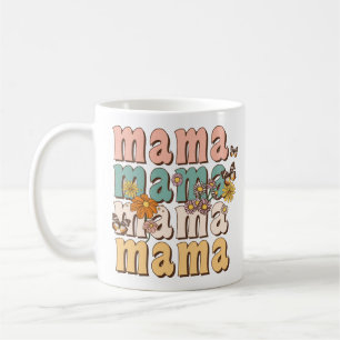 Mug Floral Retro Mama