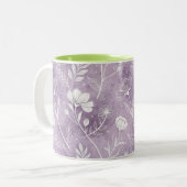 Mug floral rêveur bicolore (Devant gauche)