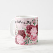 Mug Floral rose (Devant gauche)