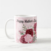 Mug Floral rose (Gauche)