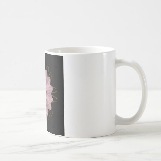 Mug Floral rose Abstrait (Droite)