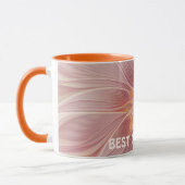 Mug Floral rose Abstrait Fractal Art Flower Best Mom (Gauche)