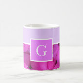Mug Floral rose clair monogramme (Centre)