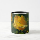 Mug Floral rose jaune 2 (Centre)