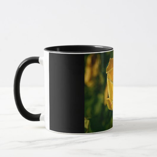 Mug Floral rose jaune 2 (Gauche)