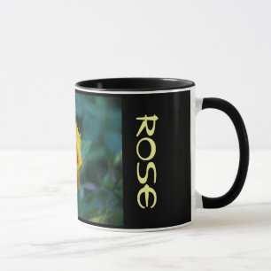 Mug Floral rose jaune 7