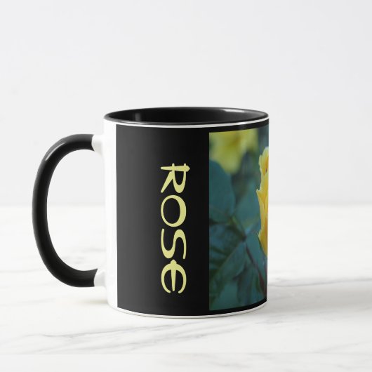 Mug Floral rose jaune 7 (Gauche)