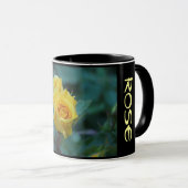 Mug Floral rose jaune 7 (Devant droit)