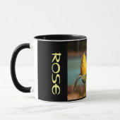 Mug Floral rose jaune 8 (Gauche)
