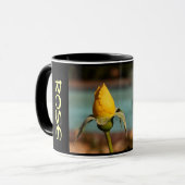 Mug Floral rose jaune 8 (Devant gauche)