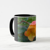 Mug Floral Rose orange 2 (Devant gauche)