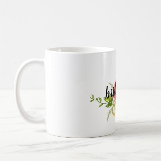 Mug Floral rose rouge (Gauche)