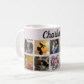 Mug Floral Script meilleur maman jamais (Devant gauche)