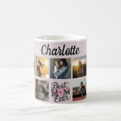 Mug Floral Script meilleur maman jamais (Centre)