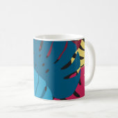 Mug Floral seamless pattern. Background from bright le (Devant droit)