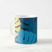 Mug Floral seamless pattern. Background from bright le (Devant gauche)