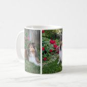 Mug Floral Sheltie (Devant gauche)