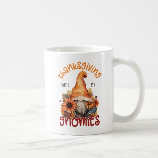 Mug Floral Thanksgiving avec mes Gnomies (Droite)