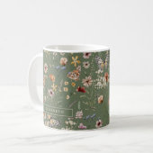Mug Floral Vert (Devant gauche)
