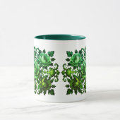 Mug floral vert (Centre)